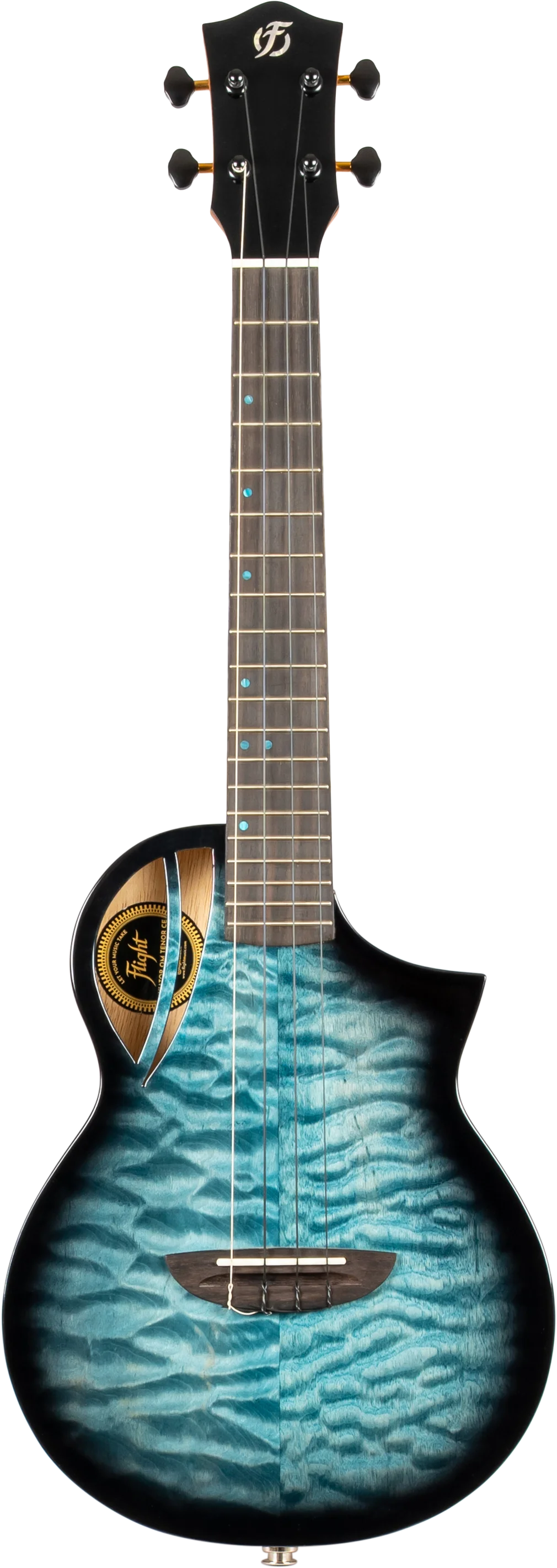 Aviator Quilted Maple Tenor Ukulele CE   